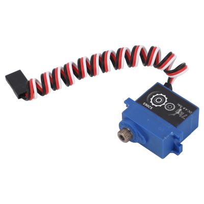 RC Servo Motor, Durable Metal Gear High Precision Control, Metal Digital Servo 1/18 Scale Compatible for RC Crawler Enthusiasts Off-Road Hobbyists and Model Car Builders