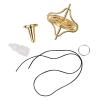 CDQL Gyroscope Toy, Stress Relief Fingertip Toy, Alloy Gyroscope Stress Relief Fingertip Toy Anti Gravity Decompression Toy for Adult (Gold) view 4