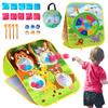ARS Sports Animal Bean Bag Toss Game Kids Outdoor Toys, Family Party Games for Kids, Double-Sided Foldable Cornhole Board, Outside Lawn Party Toy, Birthday Gift for Boys Girls Toddler Age 3 4 5 6 7 8 view 1