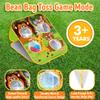 ARS Sports Animal Bean Bag Toss Game Kids Outdoor Toys, Family Party Games for Kids, Double-Sided Foldable Cornhole Board, Outside Lawn Party Toy, Birthday Gift for Boys Girls Toddler Age 3 4 5 6 7 8 view 2