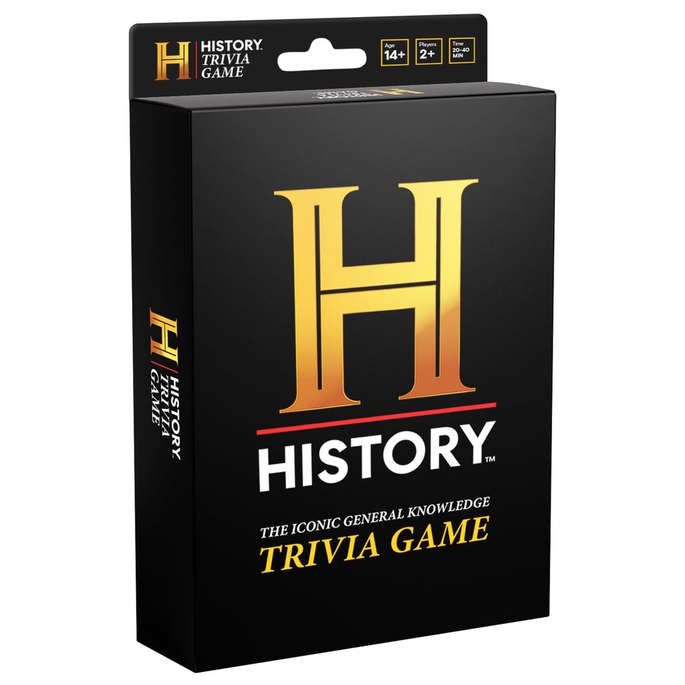 History Trivia Game Travel Edition - General Knowledge Questions for Adults, Family in The Pursuit of Trivial Knowledge - Super Party Trivia for Board & Card Games Night with Friends