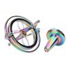 CDQL Gyroscope Toy, Stress Relief Fingertip Toy, Alloy Gyroscope Stress Relief Fingertip Toy Anti Gravity Decompression Toy for Adult (Colorful) view 2