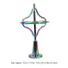 CDQL Gyroscope Toy, Stress Relief Fingertip Toy, Alloy Gyroscope Stress Relief Fingertip Toy Anti Gravity Decompression Toy for Adult (Colorful) view 3