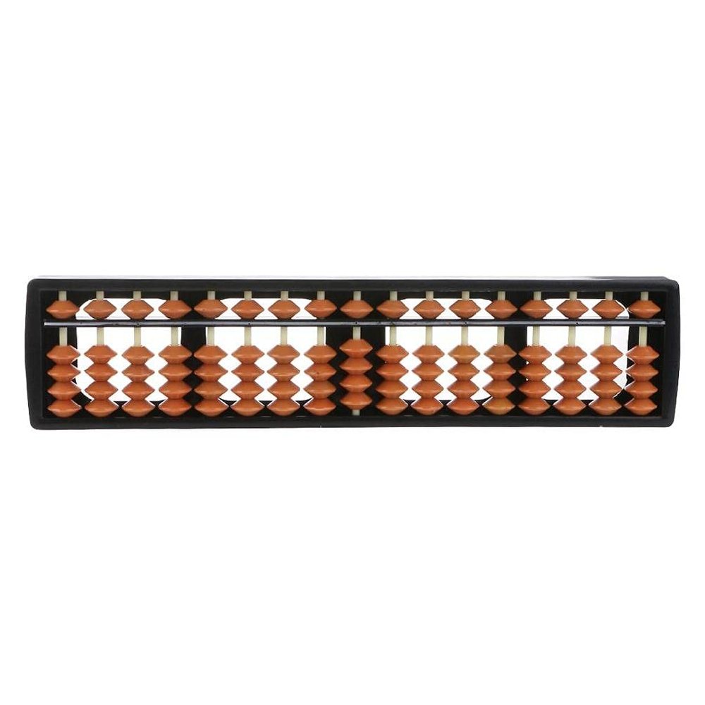 17 Digit Rods Standard Abacus Soroban Chinese Japanese Calculator Counting Tool Compatible for Kids Toddlers and Adults Abacus