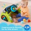 Fisher-Price Baby & Toddler Learning Toy Laugh & Learn Sit & Steer Driver Car Activity Center with Smart Stages for Ages 6+ Months view 2