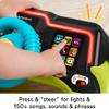 Fisher-Price Baby & Toddler Learning Toy Laugh & Learn Sit & Steer Driver Car Activity Center with Smart Stages for Ages 6+ Months view 3