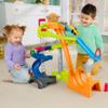 Fisher-Price Little People Toddler Toy Hot Wheels Spiral Stunt Speedway Race Track Playset with 2 Toy Cars for Kids Ages 18+ Months view 2