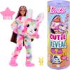 Barbie Cutie Reveal Doll & Accessories, Color Dream Series, Tie-Dyed Bunny Costume & 10 Surprises Including Color Change view 1