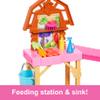 Barbie Toy Stable Playset with Fashion Doll, Small Pony & 10+ Accessories, Inspired Mysteries: The Great Horse Chase view 3