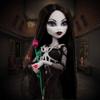 Monster High Skullector Addams Family Doll Two-Pack: Morticia & Wednesday, Fully Articulated Collectible Dolls with Certificate of Authenticity view 4