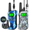 Inspireyes Walkie Talkies for Kids Rechargeable,Toys for Boys and Girls, 2 Pack Long Range 2-Way Radios, Birthday Gifts,Christmas Stockings, Outdoor Play, Family Games, Hiking Camping Gear view 1