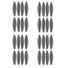 DAYUDDRICAR Drone Propellers, for LSRC XT105 Mini Drone Spare Part Drone Propeller Props Maple Leaf Wing Blade Replacement for LSRC XT105 Mini Drone Accessories (Color : 32PCS) view 1