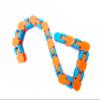 24 Pcs Wacky Tracks Snap Click Toys for Party Favors, Snake Puzzles Fidget Bulk Toys for School Classroom Prize, Goodie Bag Stocking Stuffers, Christmas Easter Thanksgiving Gifts for Kids Students view 4