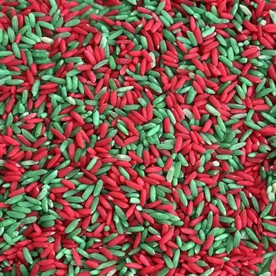 Christmas Rice Filler for Sensory Bins, Red & Green Rice for Sensory Christmas Activity, DIY Sensory Pretend Play (4 Cups)