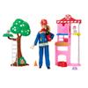 Barbie Careers Firefighter Doll & Playset with Fire Station & Tree, 2 Pets, Color-Change & 10+ Accessories Including Fire Extinguisher Squirt Toy view 1