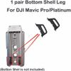 JuzeLY Drone Accessories Mavic Pro/Platinum Fuselage Pad 1 Pair Bottom Shell Leg/Landing Gear Mavic Pro/Platinum Fuselage Pad Spare Part Rear Foot Replaceable Parts view 2