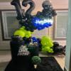 1 Number Balloon for First Birthday, 40 Inch Black One 1st Number Balloon Birthday Decorations for Girl Boy Toddler Baby, 10th 21st, Giant Number 1 Balloon view 4