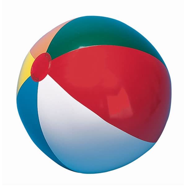 20 in. Multicolored Beach Ball