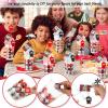 Gemscream 161 Pcs Ninja Party Favors Include Cups with Lids Straws Ninja Figurines Stretchy Flying Stars Slingshots Keychains Silicone Wristbands Stickers Stamp Thank You Tag for Birthday Party view 3