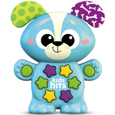 Kids Hits Animal Toy for Toddlers Babies Musical Interactive Light-Up Learning Toy with Songs, ABCs & Counting Ages 2+ Educational Gift for Boys & Girls (Puppy)
