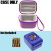LeoTube Hard Carrying EVA Case Compatible with Bitzee Digital Pet Interactive Virtual Toy, Storage Travel Holder for Bitzee Virtual Electronic Pets Accessories for Kids (Case Only) (Purple) view 2
