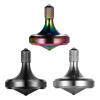 Luxury Pure Copper Spinning Top, Metal Toy Gyro,The Perfect Balance Between Performance and Beauty-Continue to Rotate for More Than 4 Minutes (3PCS Upgrade Vesion Black+Silver+Iridescent) view 1