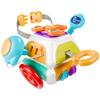 iPlay, iLearn 10 in 1 Baby Busy Board Cube, Montessori Sensory Toy Toddler 1-3, Infant Carseat Plane Travel Game, Kid Education Learning Activity, Birthday Gift 9 10 12 18 Month 1 2 Year Old Boy Girl view 1