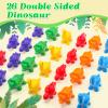 26Pcs Matching Letters Fine Motor Toy, Alphabet Match Game Educational Toys for Toddlers 1-3 Dinosaur Alphabet Learning Toy for Toddler Age 1, 2, 3 Montessori Preschool Educational ToyNew Model view 3