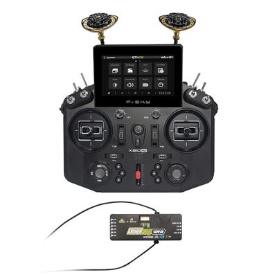 NOBRIM Tandem X20HD Updated FCC Controller Digital Telemetry Transmitter (Blue FCC) and Receiver 2.4GHz Access Points for R/C Model Airplanes (Black Remote Control with Remote Control)