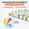 MAQIHAN 78pcs Glass Marbles - Bulk Marble Collection Cat Eye 16mm Ball for Collectors,Fun Retro Game,Crafting & Home Decor,Chinese Checkers,Easter Gift,Vase Fillers view 2