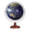 SYALEO Globo Terraqueo Illuminated Globe of The World with Stand 17 Inches Light Up Earth Globe 720 Swivels in All Directions Decorative Globe for Home Desk Teaching Easy-Read view 1