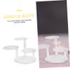 ifundom 2pcs Display Riser for Collectibles Acrylic Storage Rack Toys Models Simple Stylish view 4