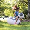 Hearthsong Hop N Go Inflatable Bouncy Cow Riding, Hopping Toys for Kids Ages 5+ - Ride On Bouncer Animal Hopper Jumping Toys for Outdoor Games view 2