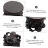 LIFKICH Creative Jade Display Base Antique Craft Stand for Statues Tea Antiques Retro Design Decorative Tray for Home and Collectibles view 2