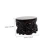 LIFKICH Creative Jade Display Base Antique Craft Stand for Statues Tea Antiques Retro Design Decorative Tray for Home and Collectibles view 4