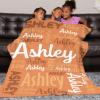 Dr.TOUGH Personalized Blanket for Kids Baby Adults Custom Name Blankets Personalized Blanket with Name Gift for Christmas Birthday Valentines Day view 4