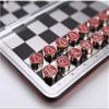 GAENZA New Portable Small Chess, Foldable Leather Chess Set with Chess Pieces, Travel Board Games for Kids and Adults Toys view 4
