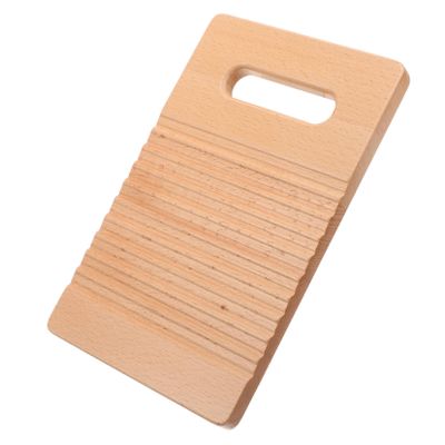 TOYANDONA Small Wooden Laundry Board for Boy Girl Montessori Educational Washboard for Hand Washing Clothes Compact Beech Design for Boy Girl Chores and Travel Use