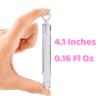 105 Pcs Mini White Heart Bubble Wands Party Favors,Mini Bubble Wands for Weddings,Anniversaries,Valentine's Day,Celebrations,Engagement for Guests view 3