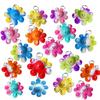 100 Packs Rainbow Students Gifts Bulk Colorful Octopus Mini Pop Backpack Keychains for Kindergarten Christmas Party Favors, Small Sensory Bubble Classroom Prize view 1