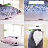 31 inch Giant Simulation Fish Stuffed Animal,Soft Salmon Cushion Pillow 3D Simulation Fish Plush Pillows,Chubby Stuffed Salmon Toy Throw Pillow for Kid's Room Dcor Pillow, Kids Gift (31inch/ 80cm) view 4