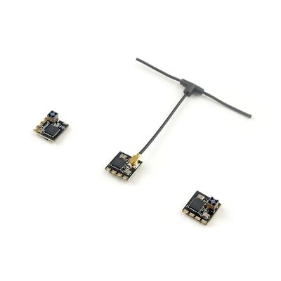 BayDe Happy Model ExpressLRS ELRS 2.4G RX SX1280 Nano Long Range Receiver PP EP1 EP2 RX 10X10mm for RC Airplane FPV Long Range LR4 LR7 Spare Parts (Color : 90mm Antenna)