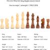GAENZA New Luxury Professional Chess, Wooden Chess Set, Chess Pieces and Storage Slots, Portable Travel Board Game Set for Kids and Adults Toys view 3