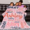 Dr.TOUGH Personalized Blanket for Kids Baby Adults Custom Name Blankets Personalized Blanket with Name Gift for Christmas Birthday Valentines Day view 4