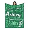 Dr.TOUGH Personalized Blanket for Kids Baby Adults Custom Name Blankets Personalized Blanket with Name Gift for Christmas Birthday Valentines Day view 1