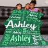 Dr.TOUGH Personalized Blanket for Kids Baby Adults Custom Name Blankets Personalized Blanket with Name Gift for Christmas Birthday Valentines Day view 4
