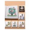 Photo Albums DIY Baby Growth Album Commemorative Album Paste Family Version Thick, Exquisite Large-capacity Hand-made Paste Photo Album Album de fotos (Color : 05, Size : 60 sheets/white page) view 3