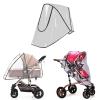 Stroller Cover Transparent Stroller Rain Cover Universal Baby Travel Weather Shield Protects from Snow Wind Dust and Sun Stroller Rain Cover Windproof Weather Shield Baby Travel Stroller Shield view 2