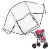 Stroller Cover Transparent Stroller Rain Cover Universal Baby Travel Weather Shield Protects from Snow Wind Dust and Sun Stroller Rain Cover Windproof Weather Shield Baby Travel Stroller Shield view 3