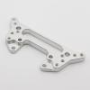 BrewJa Compatible with HSP 102023 122023 Aluminum Rear Shock Tower 02042 1/10 Upgrade Parts Compatible with Flying Fish 94102 94103 94122 94123 (Color : Silver) view 1